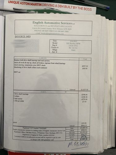 1964 Bentley Continental S3 6.2 Auto For Sale (picture 124 of 191)