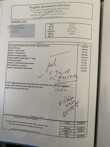 1964 Bentley Continental S3 6.2 Auto For Sale (picture 133 of 191)