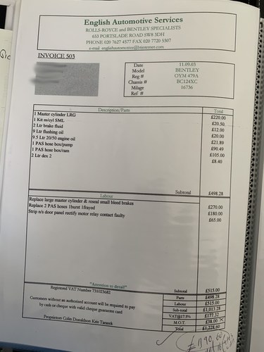 1964 Bentley Continental S3 6.2 Auto For Sale (picture 145 of 191)