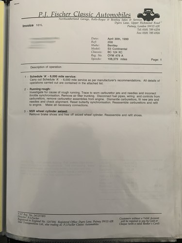 1964 Bentley Continental S3 6.2 Auto For Sale (picture 178 of 191)