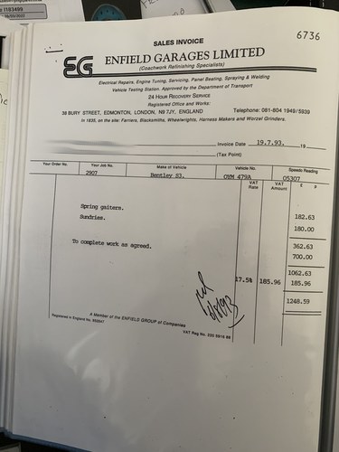 1964 Bentley Continental S3 6.2 Auto For Sale (picture 188 of 191)