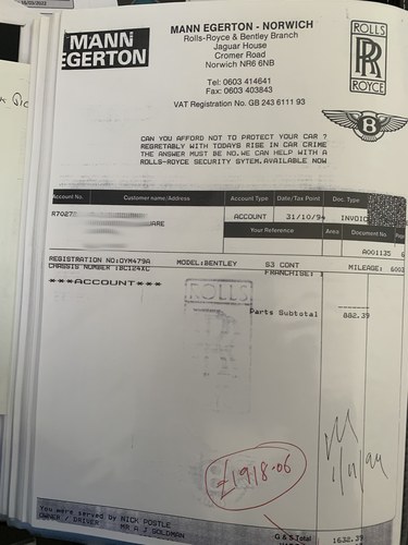 1964 Bentley Continental S3 6.2 Auto For Sale (picture 176 of 191)