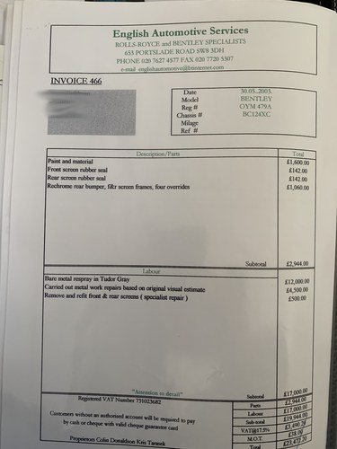 1964 Bentley Continental S3 6.2 Auto For Sale (picture 147 of 191)