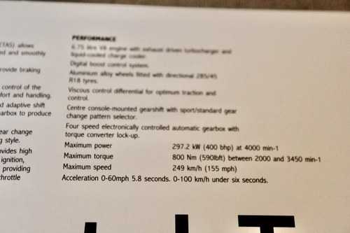 1998 Bentley Continental T In vendita (immagine 180 di 194)