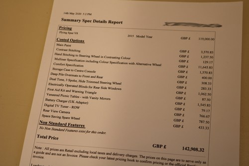 2015 Bentley Flying Spur In vendita (immagine 118 di 128)