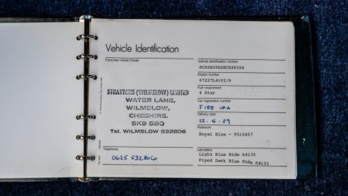 1989 Bentley Mulsanne S For Sale (picture 229 of 242)