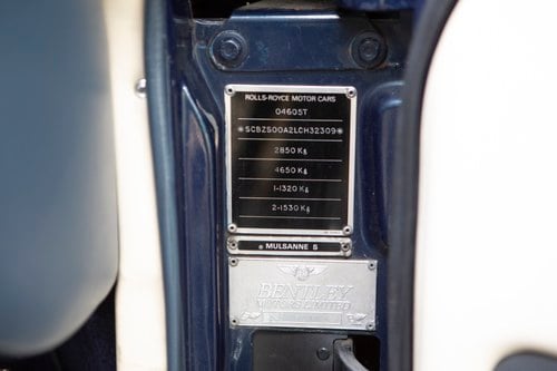 1990 Bentley Mulsanne S Te koop (foto 76 van 199)