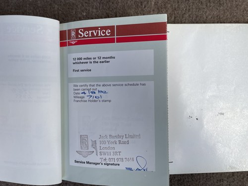 1989 Bentley Mulsanne S 6.8 In vendita (immagine 134 di 181)