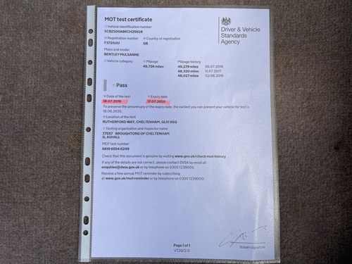 1989 Bentley Mulsanne S 6.8 In vendita (immagine 155 di 181)