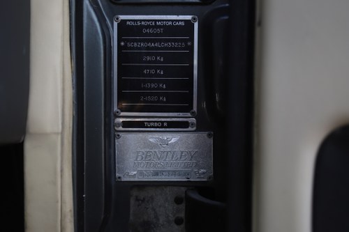 1990 Bentley Turbo R For Sale (picture 21 of 167)