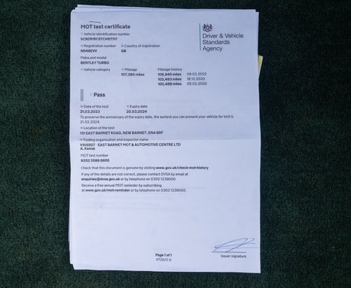 1996 Bentley Turbo R à vendre (picture 198 of 223)