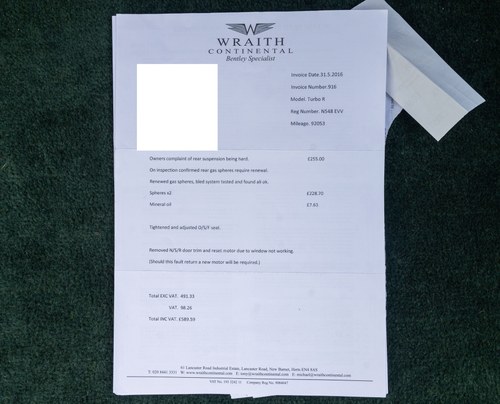 1996 Bentley Turbo R à vendre (picture 218 of 223)