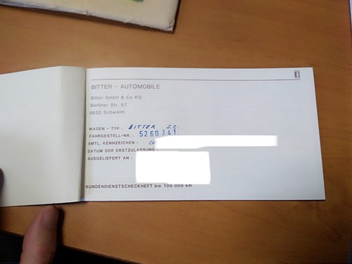 1983 Bitter SC à vendre (picture 81 of 81)