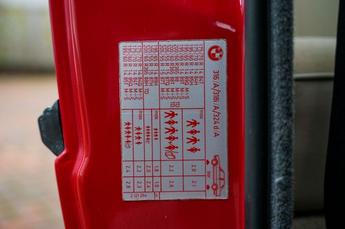 1987 BMW 1.8-litre 316 2-door (E30) zum Verkauf (Bild 102 von 250)