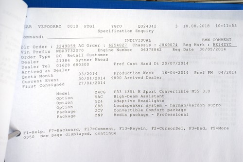 2014 BMW 435i M-Sport Convertible (F33) For Sale (picture 146 of 151)