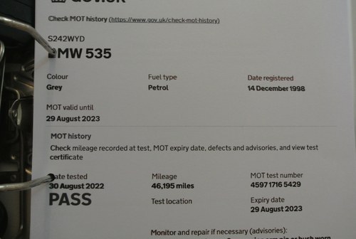 1998 BMW 535i AC Schnitzer (E39) zum Verkauf (Bild 61 von 63)