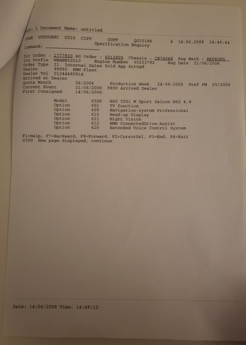 2006 BMW 550i M Sport (E60) In vendita (immagine 136 di 139)