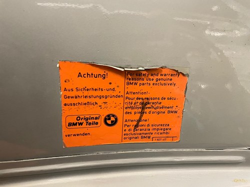 1981 BMW 635CSI E24 à vendre (picture 53 of 60)