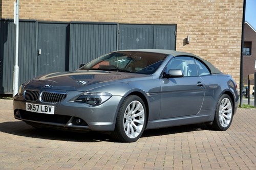 NO RESERVE - 2007 BMW 650i Sport Convertible In vendita (immagine 37 di 152)