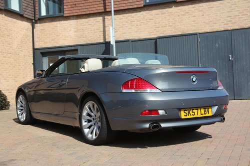 NO RESERVE - 2007 BMW 650i Sport Convertible In vendita (immagine 32 di 152)