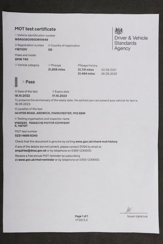 2001 BMW 740i (E38) In vendita (immagine 163 di 198)