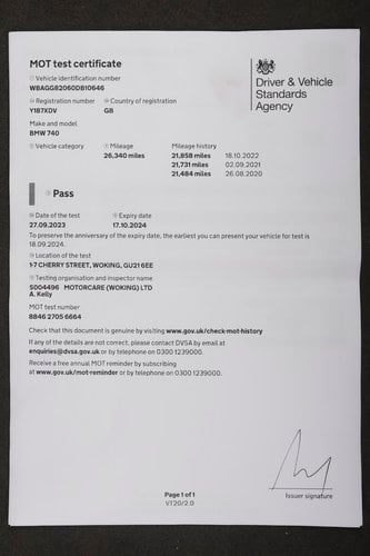 2001 BMW 740i (E38) In vendita (immagine 155 di 198)