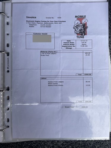 2001 BMW Alpina B3 3.3 Convertible à vendre (picture 188 of 226)