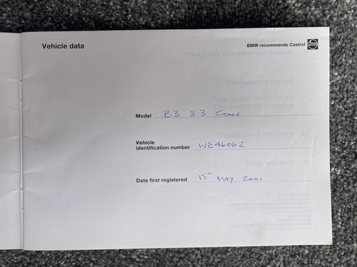 2001 BMW Alpina B3 3.3 Convertible à vendre (picture 223 of 226)