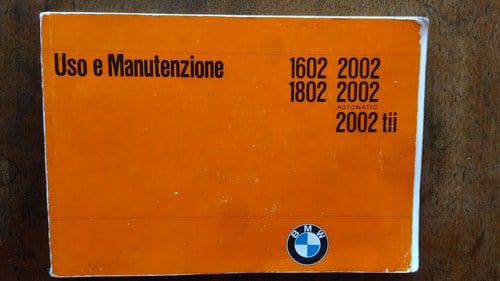 1972 BMW 2002 TII à vendre (picture 63 of 64)