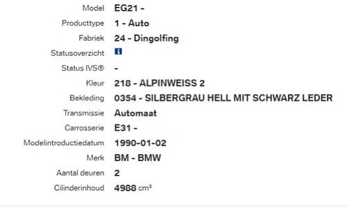 1992 BMW 850Ci (E31) zum Verkauf (Bild 75 von 85)