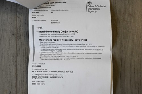 1997 BMW 840CI E31 à vendre (picture 222 of 225)