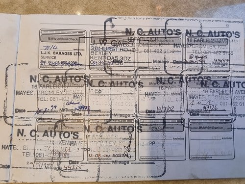 1989 BMW E24 635CSI Highline Auto zum Verkauf (Bild 84 von 98)