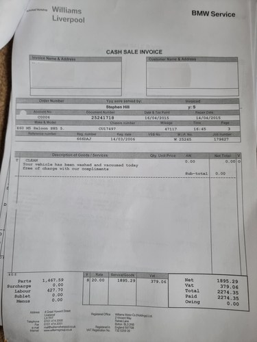 2006 BMW M5 Saloon (E60) zum Verkauf (Bild 64 von 94)