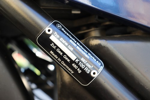 1989 BMW K100 RS Te koop (foto 48 van 103)