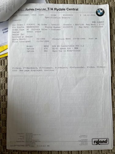 1999 BMW M3 Evolution (E36) In vendita (immagine 67 di 78)