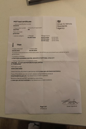 1989 BMW Motorrad R 100GS till salu (bild 64 av 69)