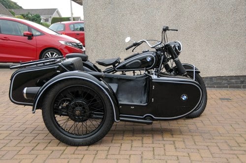 1953 BMW R68 with Royal Seitenwagen Sidecar En venta (imagen 4 de 98)