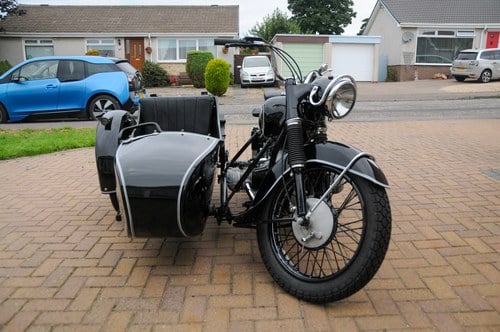 1953 BMW R68 with Royal Seitenwagen Sidecar En venta (imagen 6 de 98)