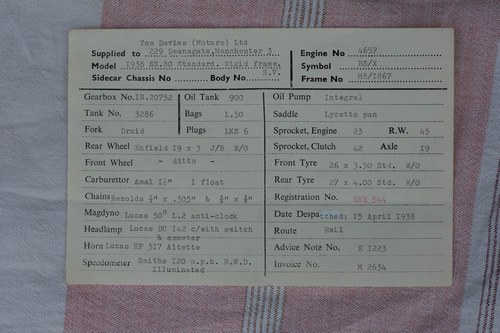 1938 Brough Superior SS80 à vendre (picture 96 of 106)