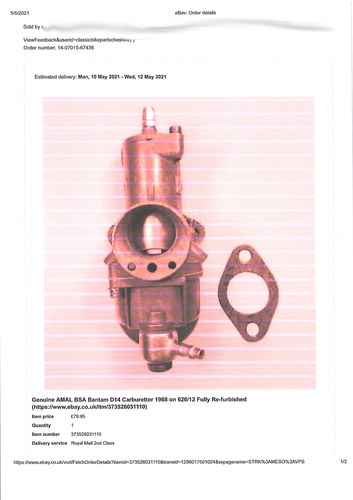 1968 BSA Bantam D14/4 For Sale (picture 146 of 172)