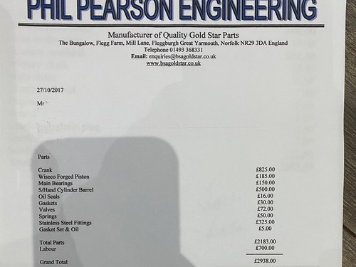 1959 BSA DBD 34 Gold Star (Clubmans Trim) In vendita (immagine 87 di 88)