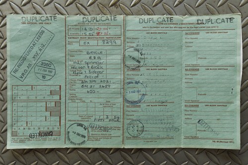 1954 BSA M20 600 CX Combination à vendre (picture 81 of 94)