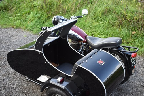 1954 BSA M20 600 CX Combination à vendre (picture 10 of 94)