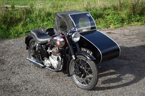 1954 BSA M20 600 CX Combination à vendre (picture 1 of 94)