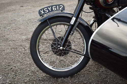 1954 BSA M20 600 CX Combination à vendre (picture 13 of 94)