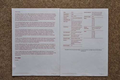 2006 TD Cars 2000 Silverstone à vendre (picture 164 of 174)