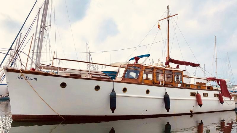 1961 RAMPART 48,  classic BRITISH Motor Yacht For Sale (picture 1 of 35)