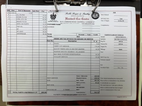 1963 Rolls-Royce Silver Cloud III Saloon For Sale (picture 328 of 335)