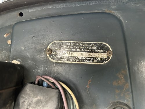 1967 Morris Minor 1000 Deluxe Saloon zum Verkauf (Bild 344 von 344)