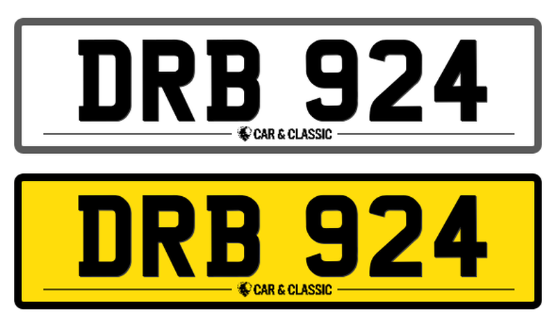 Private Registration - DRB 924 In vendita (immagine 1 di 3)